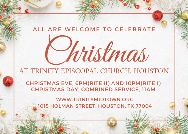 Celebrate Christmas at Trinity Episcopal Church 2022