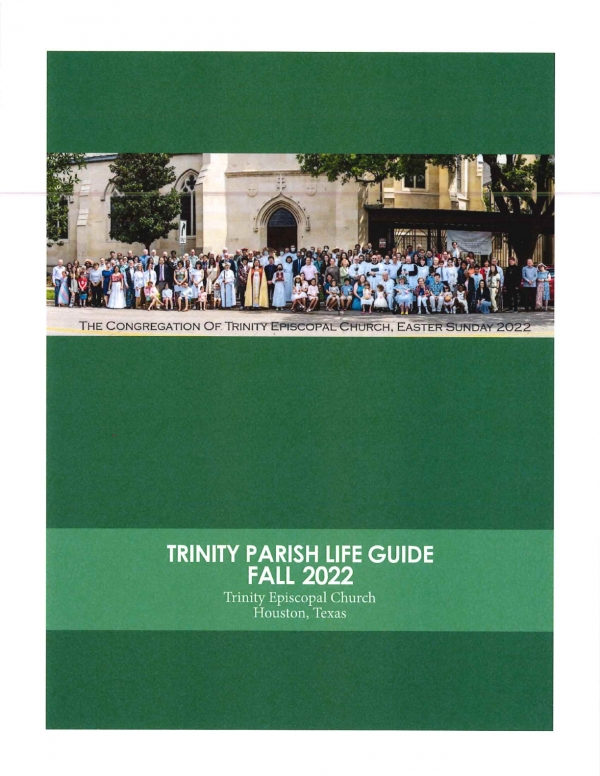 Trinity Parish Life Guide for Fall 2022 is here!