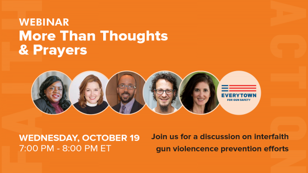 More than Thoughts and Prayers-  Everytown Webinar October 19th at 6pm EST